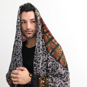 Authentic Indonesian Sarong (Red/Blk/Gld - Unisex)